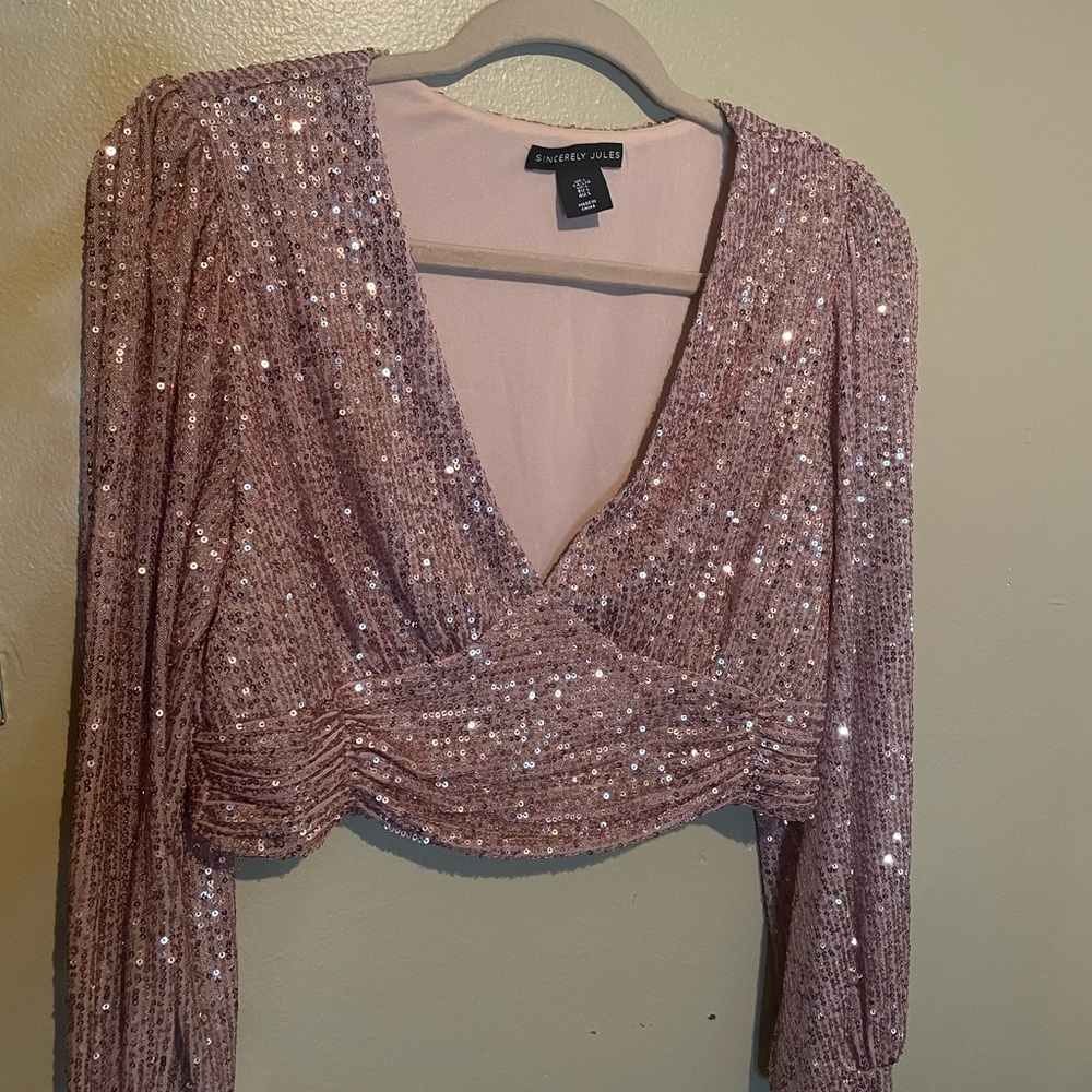 Glittery Long Sleeve